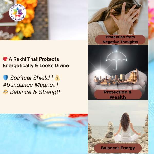 Kaudi & Nazar Suraksha Rakhi for Brothers | Reiki Charged | Festive Gift 5