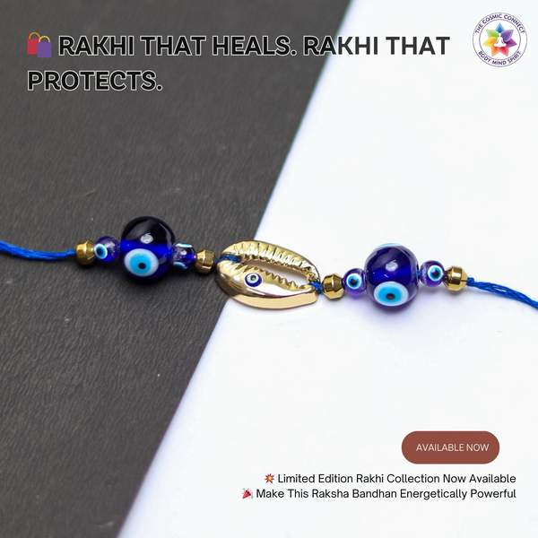 Kaudi & Nazar Suraksha Rakhi for Brothers | Reiki Charged | Festive Gift 7