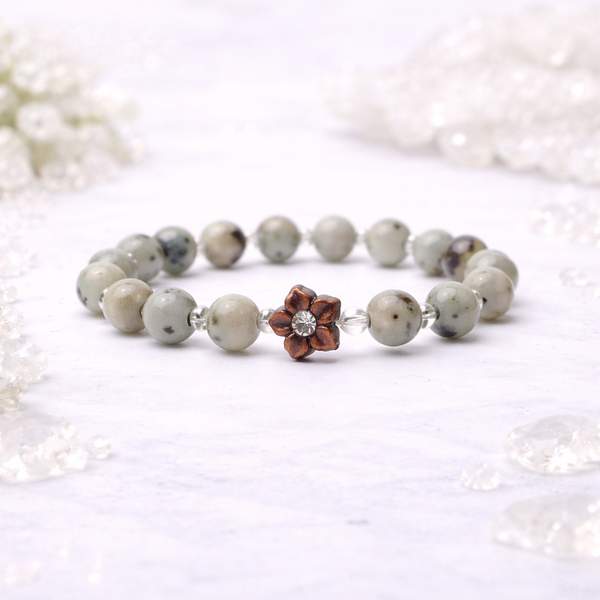 Kiwi Stone Healing Bracelet – Emotional Balance, Inner Strength & Detoxification 7