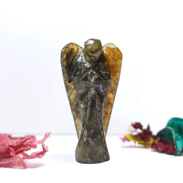 Labradorite Crystal Angel for Intuition, and Psychic Power