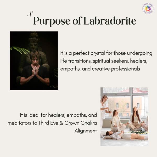 Labradorite Crystal Angel for Intuition, and Psychic Power 5
