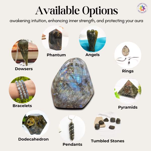 Labradorite Crystal Water Bottle for Spiritual Healing & Transformation 9