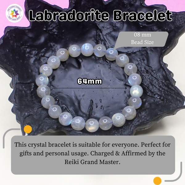 Labradorite Healing Bracelet – Intuition, Protection & Transformation 9