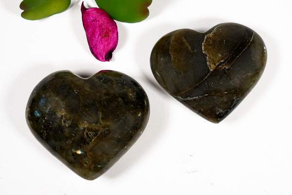 Labradorite Puffy Heart Unlock Intuition, & Protection 2