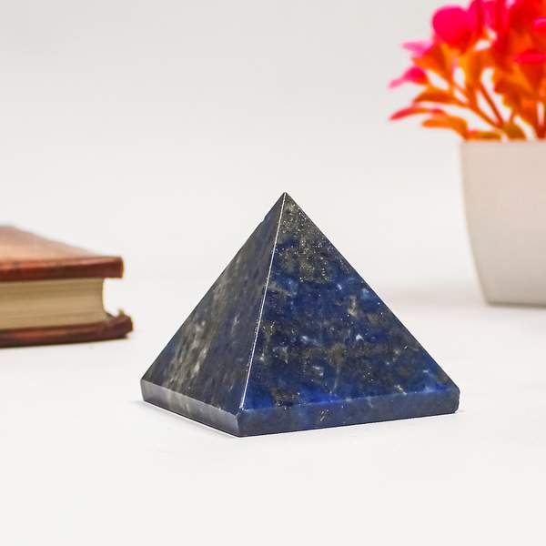 Lapis Lazuli Crystal Pyramid Unlock Wisdom, Intuition & Inner Peace 2