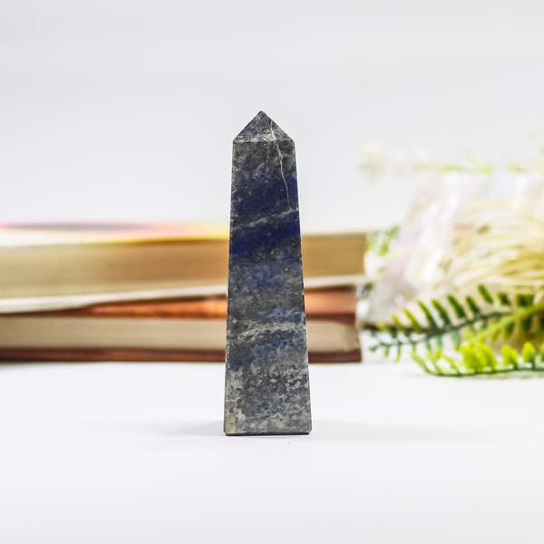 Lapis Lazuli Crystal Tower for Wisdom, Intuition & Inner Harmony