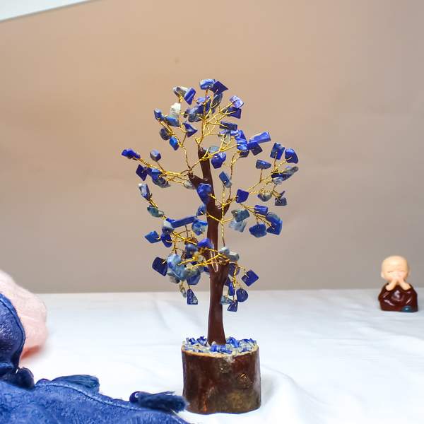 Lapis Lazuli Crystal Tree for Wisdom, Intuition, Mental Clarity
