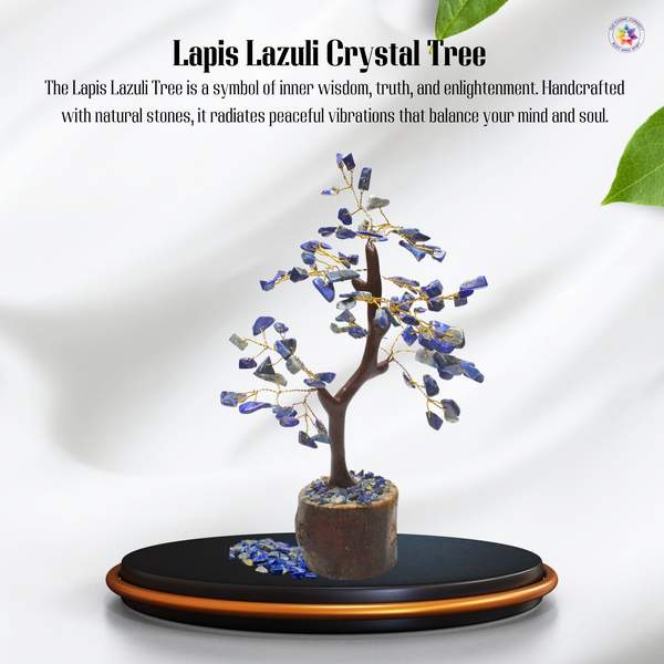 Lapis Lazuli Crystal Tree for Wisdom, Intuition, Mental Clarity 3