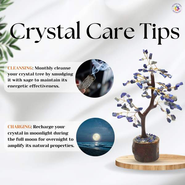 Lapis Lazuli Crystal Tree for Wisdom, Intuition, Mental Clarity 6