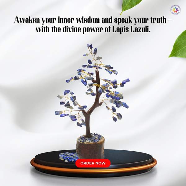 Lapis Lazuli Crystal Tree for Wisdom, Intuition, Mental Clarity 8