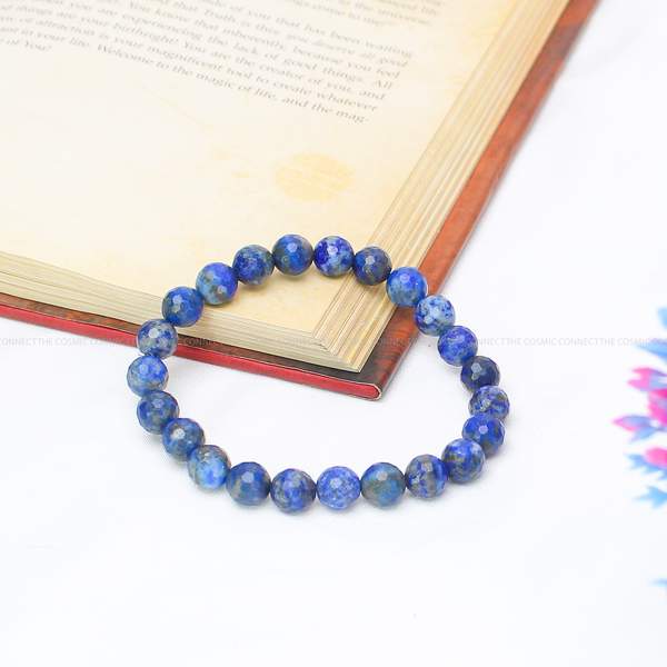 Lapis Lazuli Faceted Healing Bracelet – Wisdom, Communication & Inner Truth 2