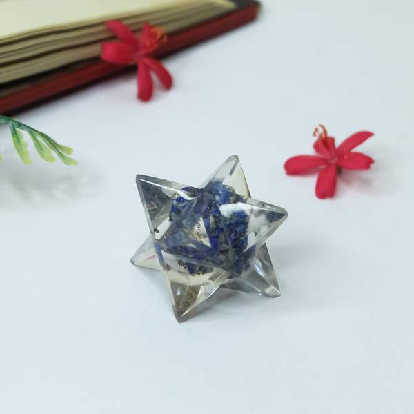 Lapis Lazuli Orgone Merkaba for Wisdom & Spiritual Awakening