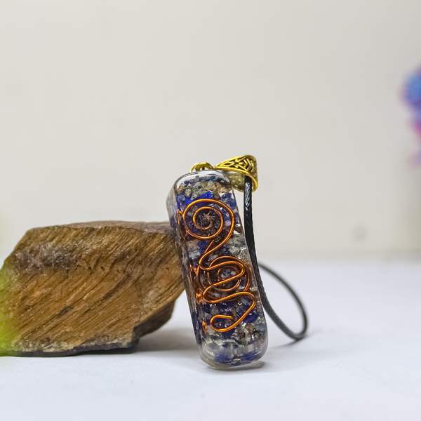 Lapis Lazuli Orgone Pendant for Wisdom, Intuition & Spiritual Power