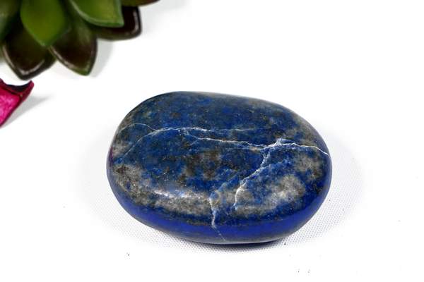 Lapis Lazuli Palm Stone for Wisdom, Truth, & Inner Power