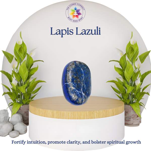 Lapis Lazuli Palm Stone for Wisdom, Truth, & Inner Power 2