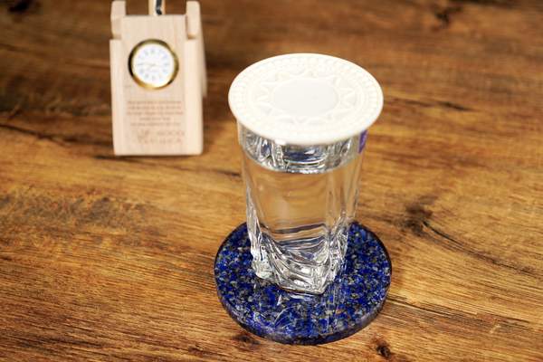 Lapis Lazuli Water Coaster Healing Companion for Your Daily Rituals 2