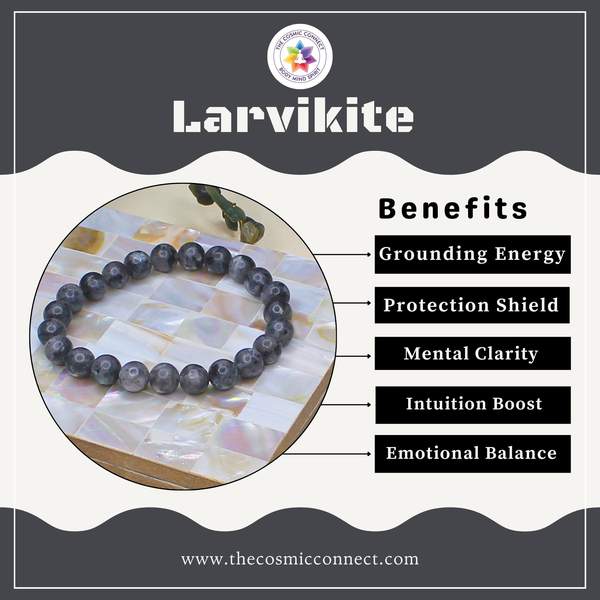 Larvikite Bracelet - Empower Your Mind & Spirit with Ancient Energy 3