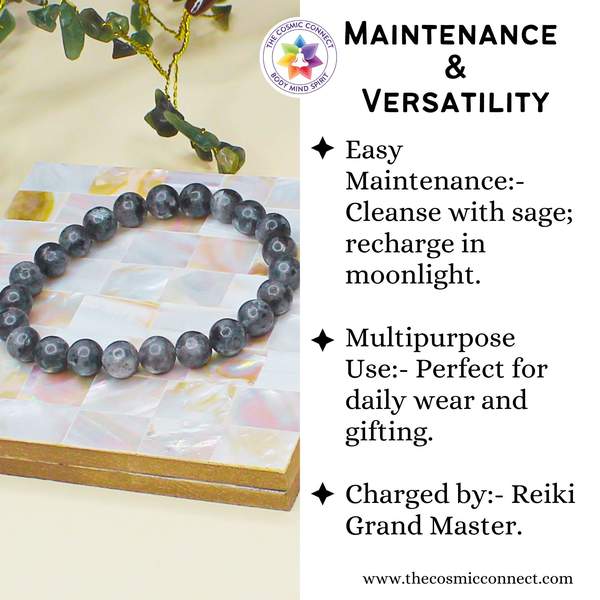 Larvikite Bracelet - Empower Your Mind & Spirit with Ancient Energy 5