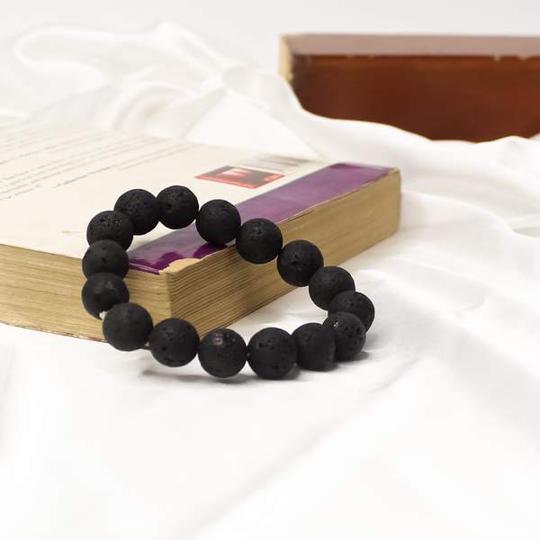 Lava Stone Bracelet - Grounding & Protection 11