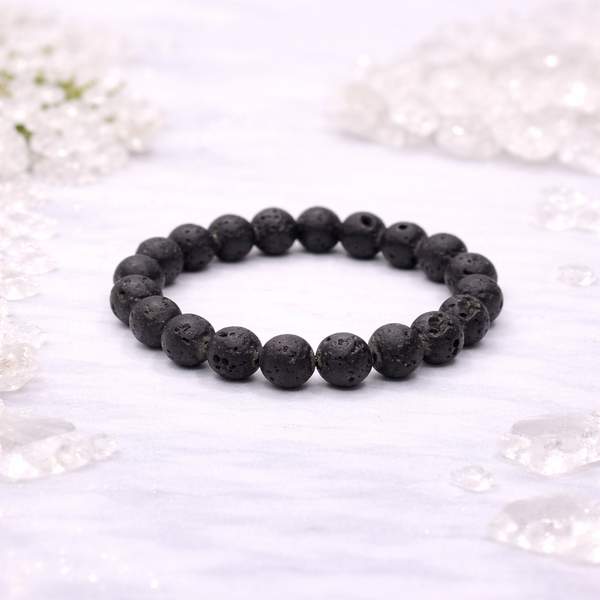 Lava Stone Bracelet - Grounding & Protection 6