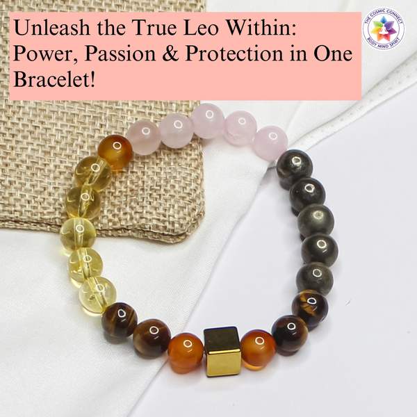 Leo Zodiac Bracelet for Strength, Confidence & Abundance 3