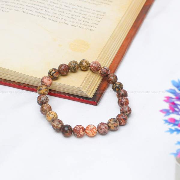 Leopard Skin Jasper Healing Bracelet – Strength, Protection & Spiritual Growth 2
