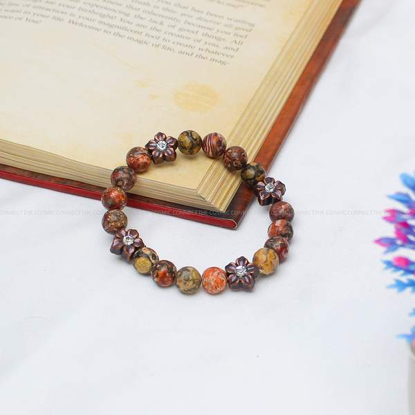 Leopard Skin Jasper Healing Bracelet – Strength, Protection & Spiritual Growth 7