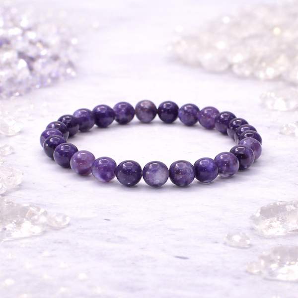 Lepidolite Healing Bracelet - Anxiety Relief & Emotional Balance