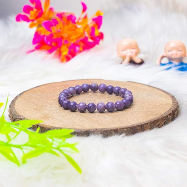 Lepidolite Healing Bracelet - Anxiety Relief & Emotional Balance 2