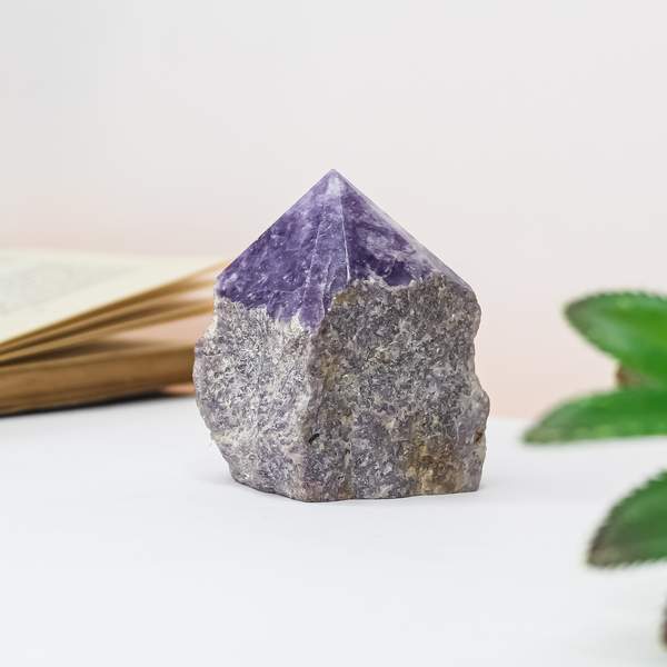 Lepidolite Polished Points for Emotional Healing and Spiritual Growth
