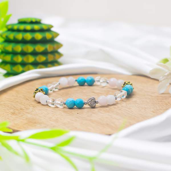 Love, Clarity, and Protection Therapy Bracelet | 6mm Beads