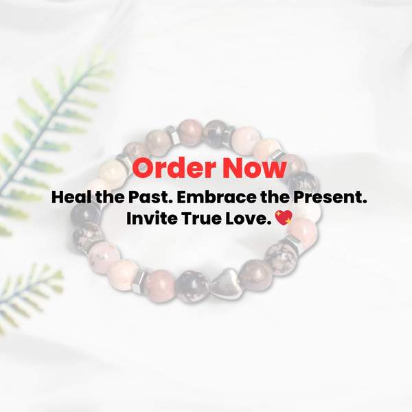Love Reset Healing Bracelet with Rhodonite & Pink Opal | Self Love, Let Go 9