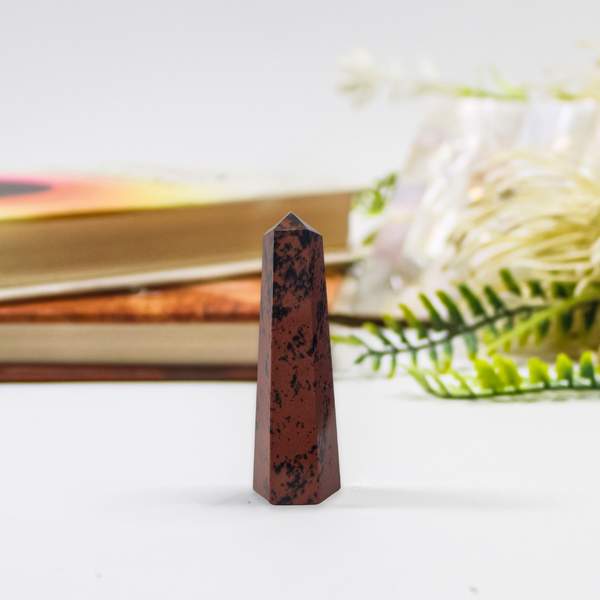 Mahogany Obsidian Healing Wand Meditation & Chakra Tool