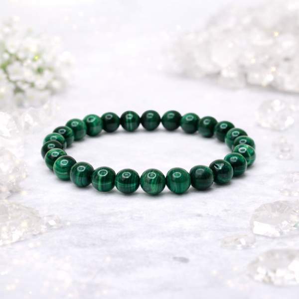 Malachite Healing Bracelet – Transformation, Protection & Heart Healing 3