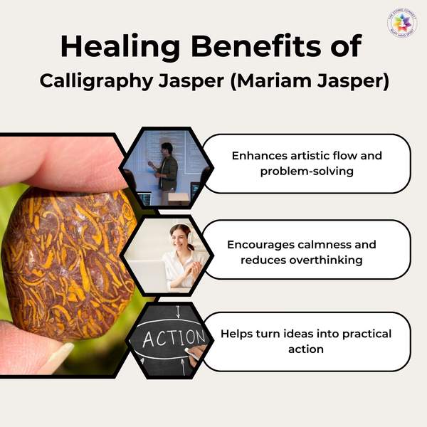 Mariam Jasper Healing Bracelet – Grounding, Stability & Emotional Strength 8