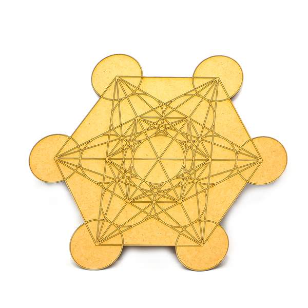 Metatron Grid Plate Sacred Geometry for Manifestation