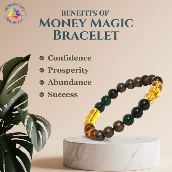 Money Magnet Bracelet for Money Success & Growth | 8mm Bracelet 2