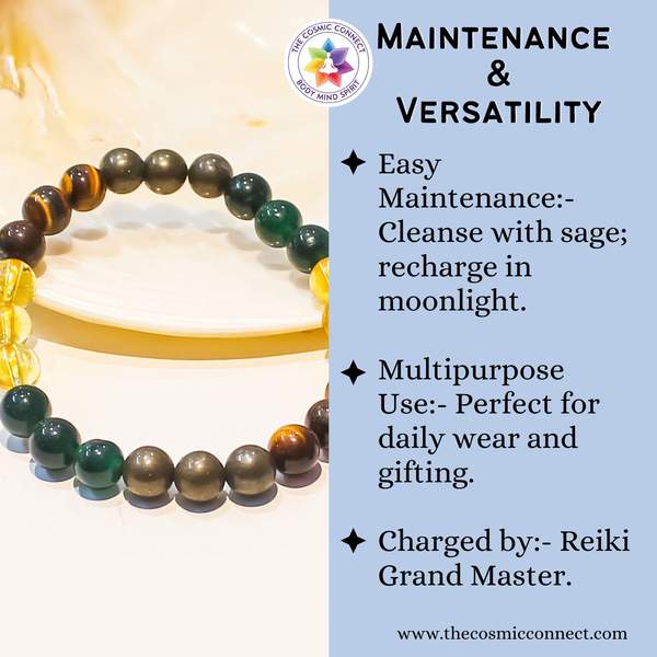 Money Magnet Bracelet for Money Success & Growth | 8mm Bracelet 4