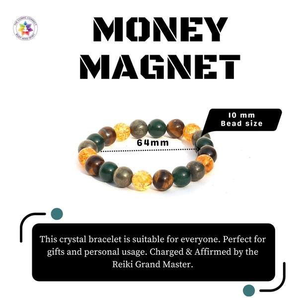 Money Magnet Bracelet for Money Success & Growth | 8mm Bracelet 7