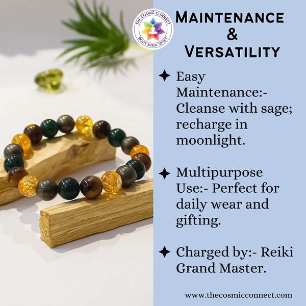 Money Magnet Bracelet for Money Success & Growth | 8mm Bracelet 8