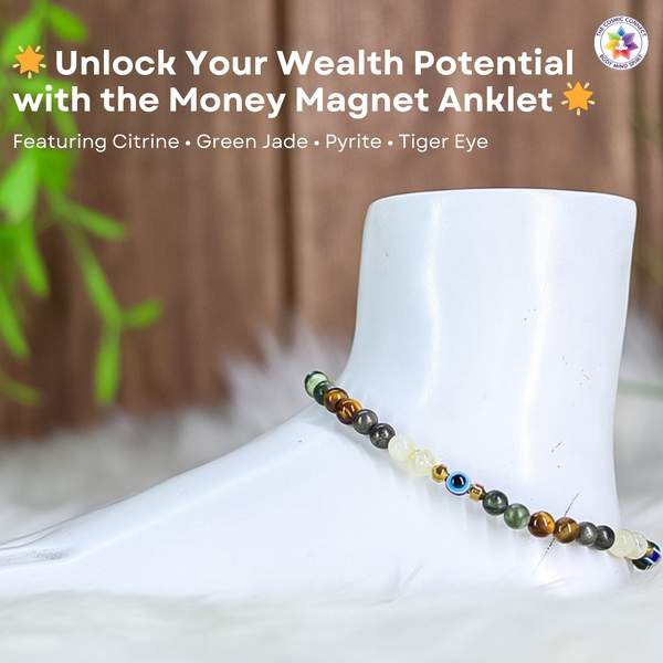 Money Magnet Crystal Anklet for Attract Abundance Every Step 3