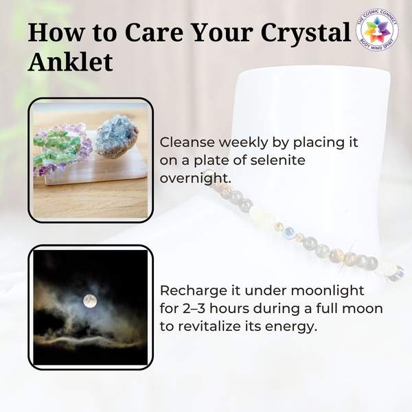 Money Magnet Crystal Anklet for Attract Abundance Every Step 7