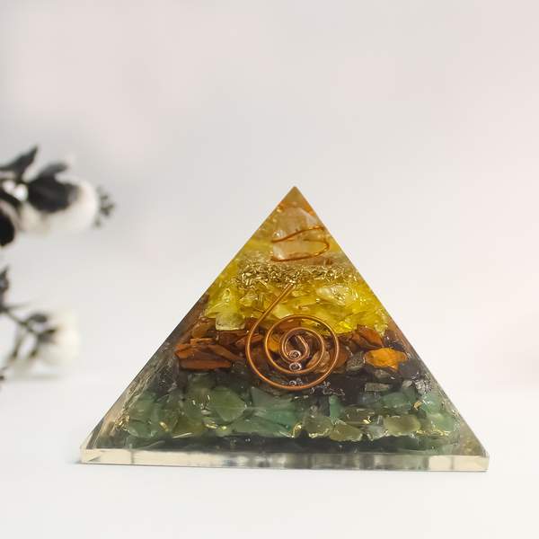 Money Magnet Orgone Pyramid Manifest Wealth & Abundance