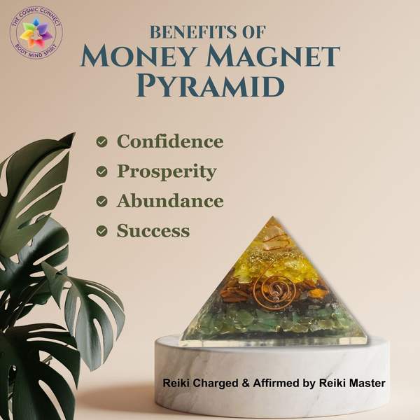 Money Magnet Orgone Pyramid Manifest Wealth & Abundance 2