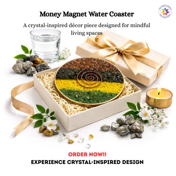 Money Magnet Water Coaster for Attract Abundance & Prosperity 12