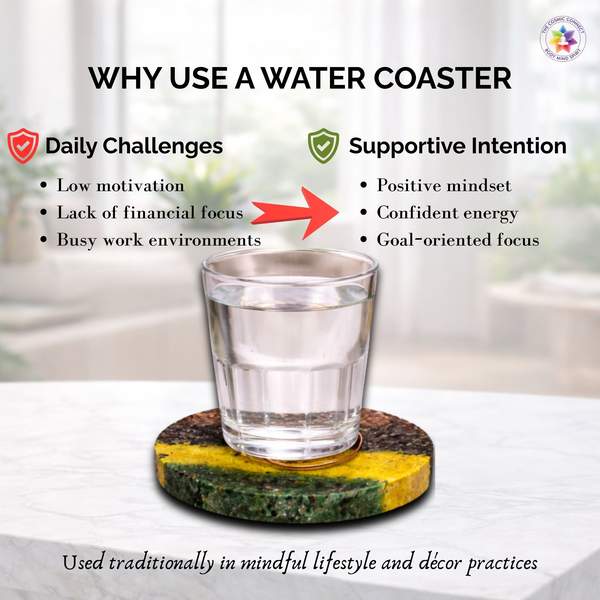 Money Magnet Water Coaster for Attract Abundance & Prosperity 6