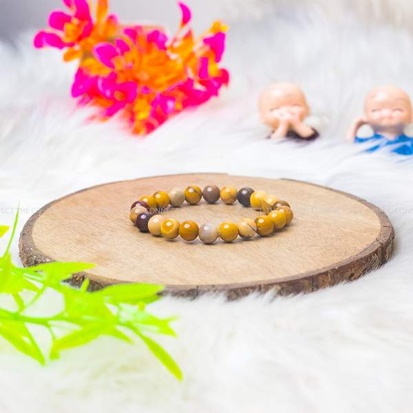 Mookaite Jasper Bracelet - Nurturing & Enhances Flexibility | 8mm Beads 2
