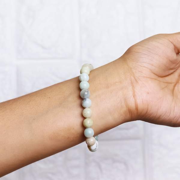 Multi Amazonite Healing Bracelet - Stress Relief 2