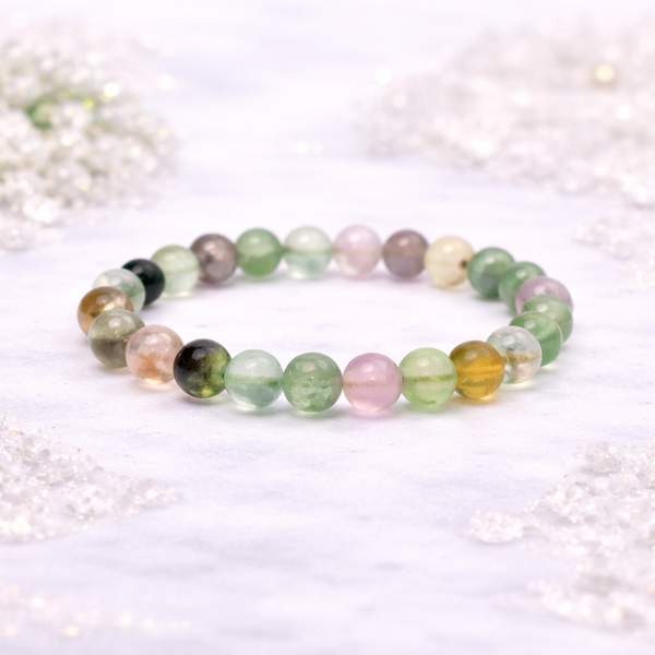 Multi Fluorite Healing Bracelet – Clarity, Protection & Energy Balance 3