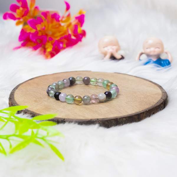 Multi Fluorite Healing Bracelet – Clarity, Protection & Energy Balance 4